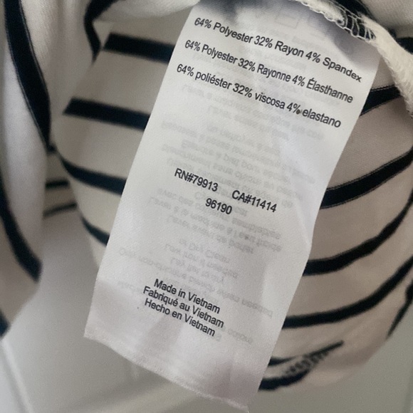 Motherhood Maternity Striped Top 2X - Picture 3 of 5